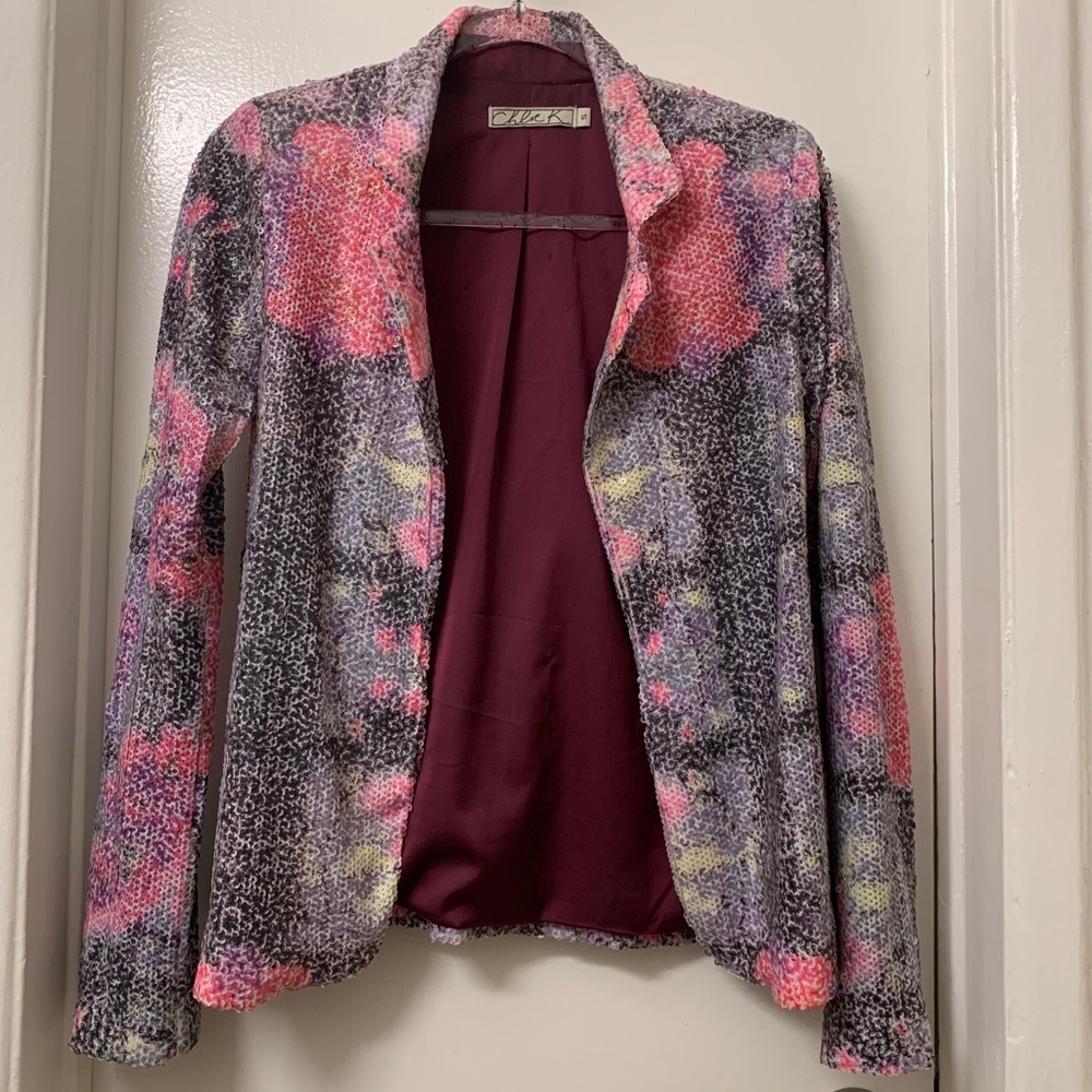 Chloe K Sequin Blazer/Jacket - image 1